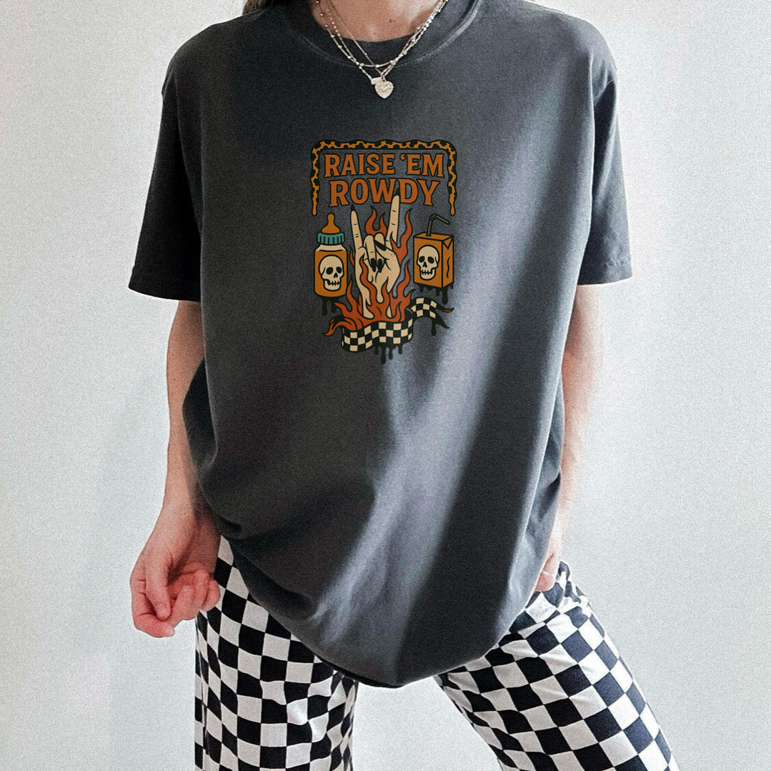 RAISE EM ROWDY tee