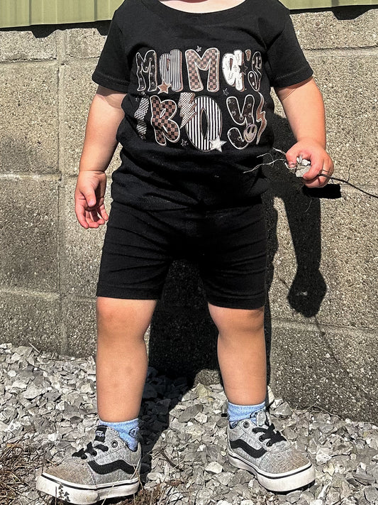 MAMAS BOY matching tee