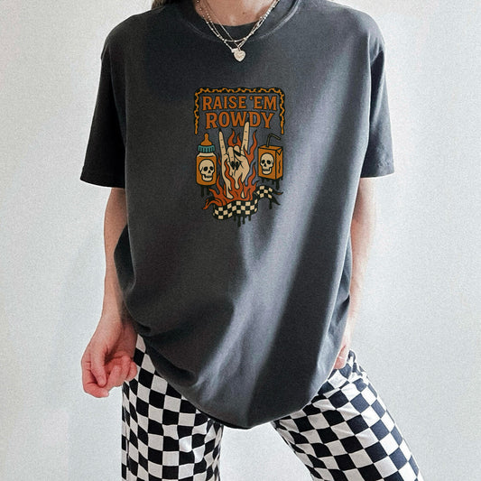 RAISE EM ROWDY tee