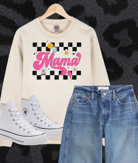 MAMA CHECKERED crew